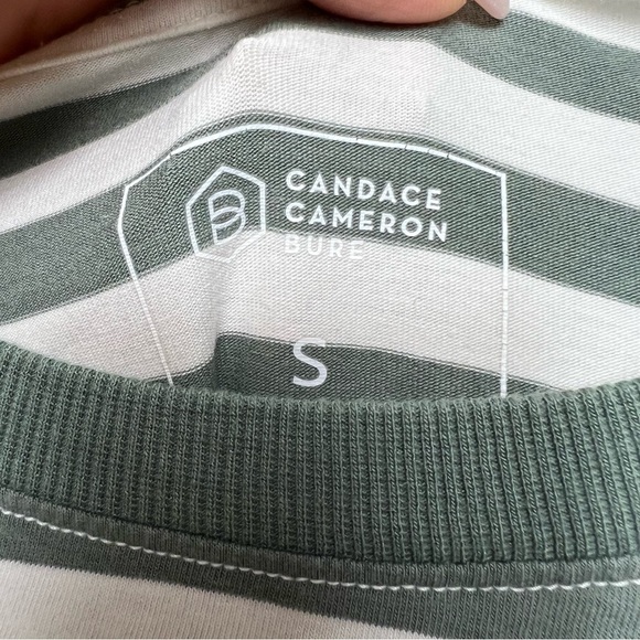 Candace Cameron Bure Striped Long Sleeve Top - Picture 4 of 7